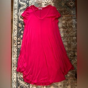 Reborn J. Hot pink maxi dress. 2XL - fits small like a L/XL.